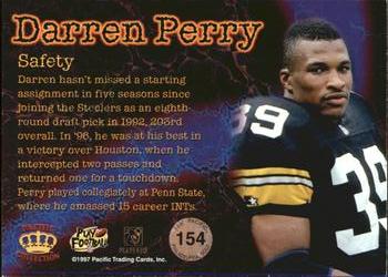 1997 Pacific Philadelphia - Gold #154 Darren Perry Back