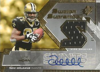 2005 SPx - Swatch Supremacy Autographed #SWA-JH Joe Horn Front