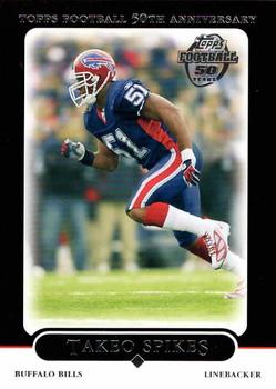 2005 Topps - Black #131 Takeo Spikes Front