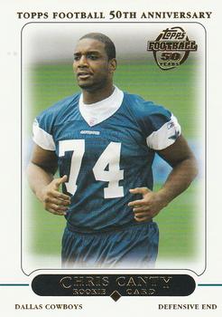 2005 Topps - Dallas Cowboys #2 Chris Canty Front