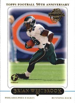 2005 Topps 1st Edition #1 Brian Westbrook Front