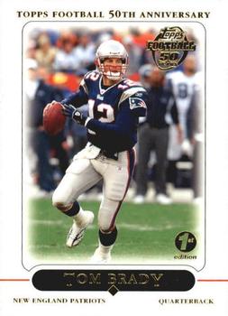 2005 Topps 1st Edition #10 Tom Brady Front