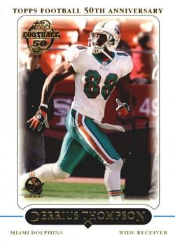 2005 Topps 1st Edition #27 Derrius Thompson Front