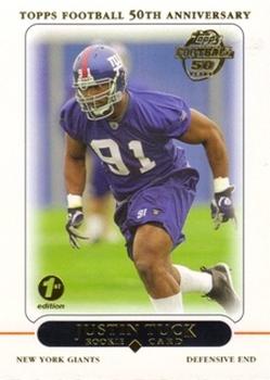 2005 Topps 1st Edition #394 Justin Tuck Front