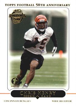 2005 Topps 1st Edition #400 Chris Henry Front