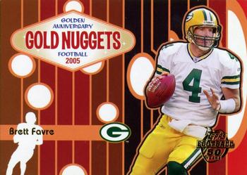 2005 Topps - Golden Anniversary Gold Nuggets #GN2 Brett Favre Front
