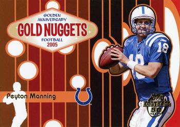 2005 Topps - Golden Anniversary Gold Nuggets #GN8 Peyton Manning Front
