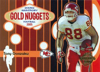 2005 Topps - Golden Anniversary Gold Nuggets #GN9 Tony Gonzalez Front