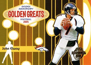 2005 Topps - Golden Anniversary Golden Greats #GA5 John Elway Front