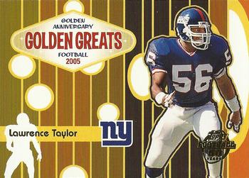 2005 Topps - Golden Anniversary Golden Greats #GA4 Lawrence Taylor Front