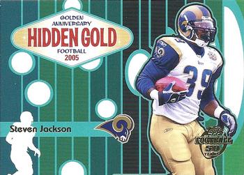 2005 Topps - Golden Anniversary Hidden Gold #HG11 Steven Jackson Front