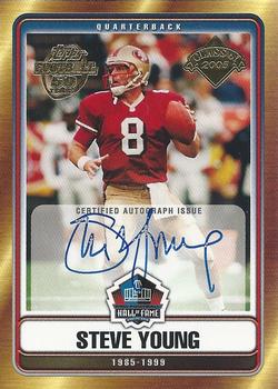 2005 Topps - Hall of Fame Autographs #HOF-SY Steve Young Front