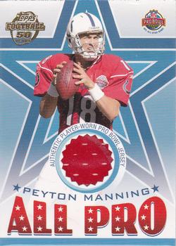 2005 Topps - Pro Bowl Jerseys #AP-PM Peyton Manning Front