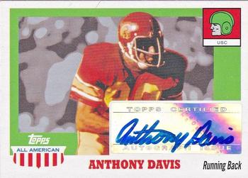 2005 Topps All American - Autographs #A-AD Anthony Davis Front