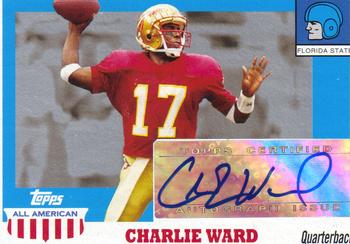 2005 Topps All American - Autographs #A-CWA Charlie Ward Front
