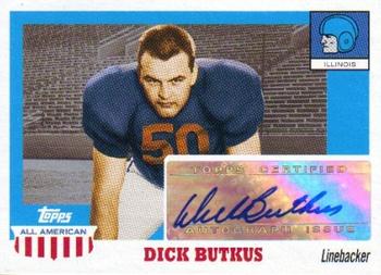 2005 Topps All American - Autographs #A-DB Dick Butkus Front