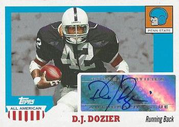 2005 Topps All American - Autographs #A-DD D.J. Dozier Front