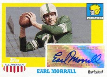 2005 Topps All American - Autographs #A-EM Earl Morrall Front