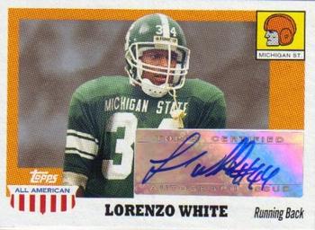 2005 Topps All American - Autographs #A-LW Lorenzo White Front