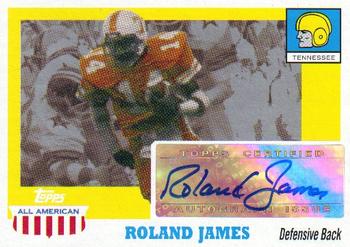 2005 Topps All American - Autographs #A-RJ Roland James Front