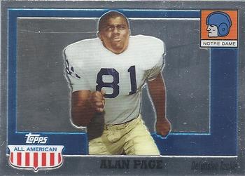2005 Topps All American - Chrome #4 Alan Page Front