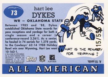 2005 Topps All American - Gold Chrome #73 Hart Lee Dykes Back