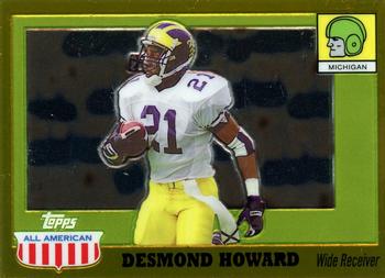2005 Topps All American - Gold Chrome #78 Desmond Howard Front