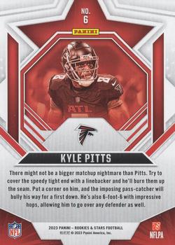2023 Panini Rookies & Stars #6 Kyle Pitts Back
