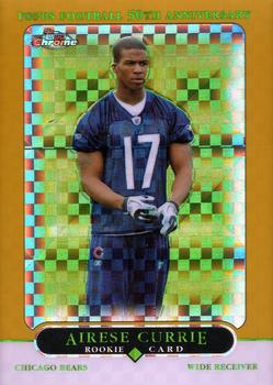 2005 Topps Chrome - Gold Xfractors #230 Airese Currie Front