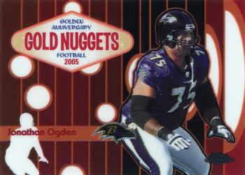 2005 Topps Chrome - Golden Anniversary Gold Nuggets #GN10 Jonathan Ogden Front