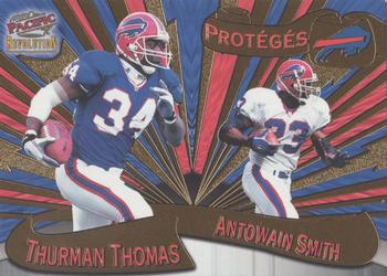 1997 Pacific Revolution - Proteges #3 Thurman Thomas / Antowain Smith Front