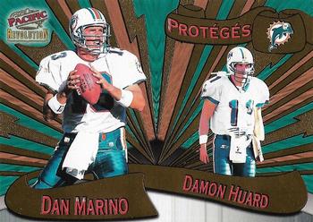 1997 Pacific Revolution - Proteges #11 Dan Marino / Damon Huard Front