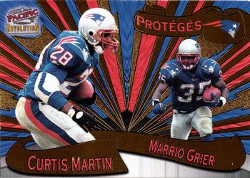 1997 Pacific Revolution - Proteges #12 Curtis Martin / Marrio Grier Front