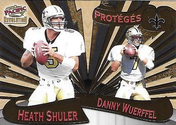 1997 Pacific Revolution - Proteges #13 Heath Shuler / Danny Wuerffel Front