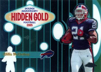 2005 Topps Chrome - Golden Anniversary Hidden Gold #HG7 Willis McGahee  Front