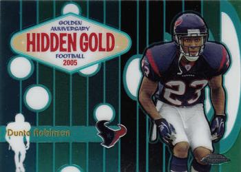 2005 Topps Chrome - Golden Anniversary Hidden Gold #HG8 Dunta Robinson  Front