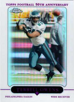 2005 Topps Chrome - Refractors #32 Terrell Owens Front
