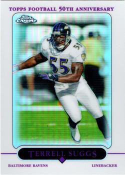 2005 Topps Chrome - Refractors #45 Terrell Suggs Front