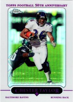 2005 Topps Chrome - Refractors #144 Chester Taylor Front
