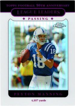 2005 Topps Chrome - Refractors #153 Peyton Manning Front
