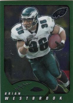 2005 Topps Chrome - Throwbacks #TB47 Brian Westbrook Front