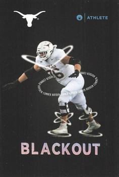 2023 ONIT Athlete Texas Longhorns - Blackout Series #NNO Hayden Conner Front