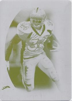 2005 Topps Draft Picks & Prospects - Printing Plates Front Yellow #54 Reuben Droughns Front