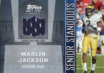 2005 Topps Draft Picks & Prospects - Senior Standout Jersey #SS-MJ Marlin Jackson Front