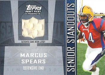 2005 Topps Draft Picks & Prospects - Senior Standout Jersey #SS-MS Marcus Spears Front