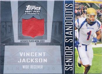 2005 Topps Draft Picks & Prospects - Senior Standout Jersey #SS-VJ Vincent Jackson Front