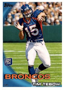 2010 Topps - Rookies (Retail) #440 Tim Tebow Front