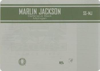2005 Topps Draft Picks & Prospects - Senior Standout Jersey Printing Plates Back Yellow #SS-MJ Marlin Jackson Front