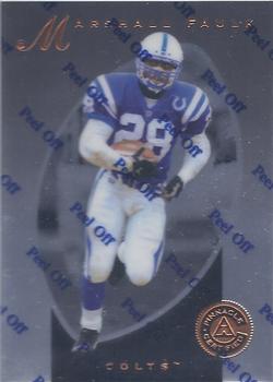 1997 Pinnacle Certified #94 Marshall Faulk Front