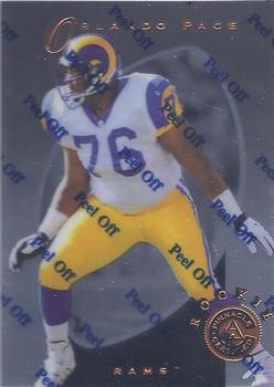 1997 Pinnacle Certified #121 Orlando Pace Front